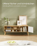 NEU TV-Schrank 120 cm lang natureichenfarben cremeweiß