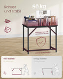 NEU Kleiner Computertisch Industrie-Design 120 x 60 x 75 cm schwarz