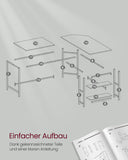 Neu Schreibtisch 138 x 138 x 76 cm Ahornweiß