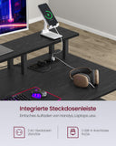 NEU Schreibtisch mit Schubladen und Monitorständer 55 x 135 x 90 cm