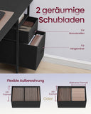 NEU Schreibtisch mit Schubladen und Monitorständer 55 x 135 x 90 cm