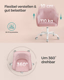 NEU Schreibtischstuhl bis 110 kg belastbar pastellrosa