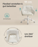 NEU Schreibtischstuhl bis 110 kg belastbar cappuccinobeige