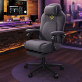 NEU Gaming-Stuhl ergonomisch Fußstütze schwarz