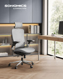 Neu Bürostuhl ergonomisch und verstellbar Taubengrau