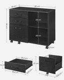 NEU Aktenschrank Rollcontainer 3 Schubladen