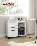 NEU Aktenschrank Rollcontainer 3 Schubladen braun