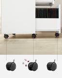 NEU Aktenschrank Rollcontainer 3 Schubladen braun