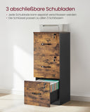 NEU Aktenschrank mit 3 Schubladen abschließbar