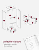 NEU Aktenschrank mit 3 Schubladen tintenschwarz