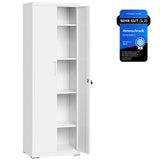 NEU Aktenschrank mit 2 Türen 5 Ebenen grau
