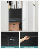 NEU Aktenschrank mit 5 Ebenen und verstellbaren Ablagen