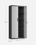 NEU Aktenschrank mit 5 Ebenen und verstellbaren Ablagen