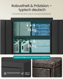 NEU Aktenschrank abschließbar 2 Türen Stahl