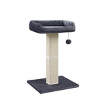 NEU Katzenbaum 71 cm mit Plattform Dunkelgrau