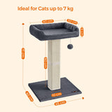 NEU Katzenbaum 71 cm mit Plattform Dunkelgrau