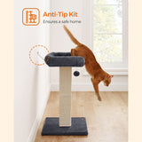 NEU Katzenbaum 71 cm mit Plattform Dunkelgrau