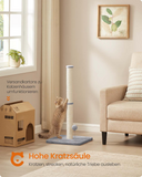 NEU Kratzbaum 85cm mit  Plüschball grau