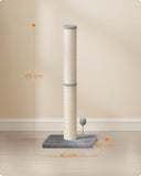 NEU Kratzbaum 85cm mit  Plüschball grau