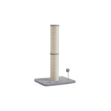 NEU Katzenkratzbaum 85 cm hoch mit Glocke und Plüschball Taubengrau
