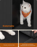 NEU Katzenklo-Schrank mit Kratzmatte und Beinen 80 x 50 x 55 cm goldfarben
