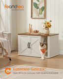 NEU Katzenhaus mit Vordereingang 85 x 48,5 x 50 cm braun-weiß