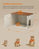 NEU Katzenklo-Schrank mit Türen