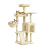 NEU Kratzbaum 136 cm mit 3 Plattformen beige