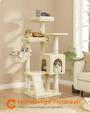 NEU Kratzbaum 136 cm mit 3 Plattformen beige
