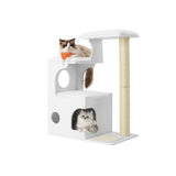 NEU Katzenkratzbaum 86 cm mit Höhle und Säule weiß