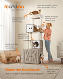 NEU Katzenbaum Katzenklo-Schrank