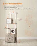 NEU Katzenbaum Katzenklo-Schrank