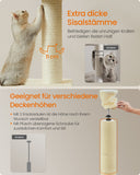 NEU Katzenkratzbaum deckenhoch 231-291 cm höhenverstellbar beige