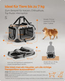 NEU Hundebox S aus Oxford-Gewebe mit Griffen 60 x 40 x 40 cm blau