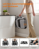NEU Hundebox M aus Oxford-Gewebe mit Griffen 60 x 42 x 42 cm rauchgrau