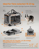 NEU Hundebox XL aus Oxford-Gewebe mit Griffen 60 x 40 x 40 cm blau