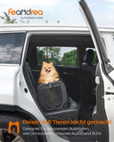 NEU Hundebox Metallrahmen mit Griffen 50 x 35 x 35 cm grau