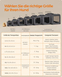 NEU Hundebox Metallrahmen mit Griffen 50 x 35 x 35 cm grau