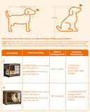NEU Hundekäfig für Hunde bis zu 20 kg vintagebraun