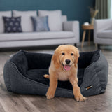 NEU Hundebett für große Hunde 110 x 75 x 27 cm dunkelgrau