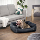 NEU Hundebett für große Hunde 110 x 75 x 27 cm dunkelgrau