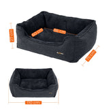 NEU Hundebett für große Hunde 110 x 75 x 27 cm dunkelgrau