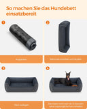 NEU Hundebett 110x75cm abnehmbar waschbar grau