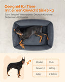 NEU Hundebett 110x75cm abnehmbar waschbar grau