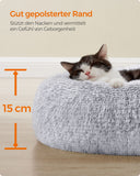 NEU Hundebett flauschig und waschbar Ombré Grau