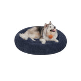 NEU Hundebett flauschig waschbar dunkelgrau
