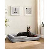 Neu Hundebett 12x 85 x 25 cm Hellgrau