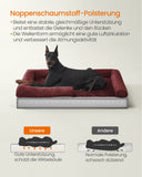 NEU Orthopädisches Hundebett mit abnehmbarem Kissen 120 x 85 x 20 cm