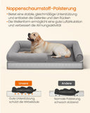 NEU Hundebett  91 x 71 x 25 cm hellgrau
