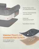 NEU Hundebett  91 x 71 x 25 cm hellgrau